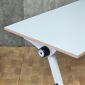 Bàn đào tạo gấp gọn 120x60cm gỗ cao su SPD68263
