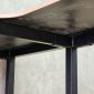 Bàn góc L ngồi bệt 140x120cm gỗ plywood màu IDE003
