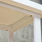 Bàn làm việc 140x60cm gỗ tràm ghép viền dày 50mm HBRT143