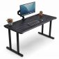 Bàn làm việc có hộp điện 160x70x75cm gỗ tràm hệ TIO HBTO054