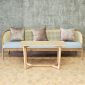 Combo bộ bàn ghế sofa Harvey gỗ Ash CBSF68076