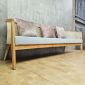 Ghế sofa băng Harvey dài 2m gỗ Ash lưới mây SFB68122
