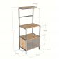 Kệ bếp 55x40x140cm gỗ cao su KB68104