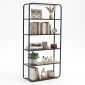 Kệ trang trí 5 tầng 90x30x180cm gỗ cao su KTT68089