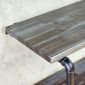 Kệ ống nước treo tường 4 tầng 120x35cm gỗ tràm PPF017