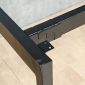 Chân sắt lắp ráp bàn 200x100cm hệ Slean HCSL023