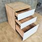 Module tủ bếp dưới 3 ngăn kéo 40x58x82cm gỗ cao su MTBD005