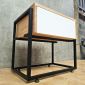 Tủ đầu giường FERRO có ngăn kéo 50x40x50cm gỗ cao su TDG68003