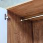 Tủ quần áo 120x60x220cm gỗ cao su TQA68102