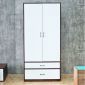 Tủ quần áo 90x60x180cm gỗ cao su TQA68104