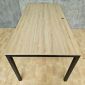 Bàn làm việc 160x80cm gỗ Plywood màu bê tông chân sắt Uconcept HBUC044