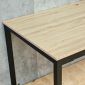 Bàn làm việc 160x80cm gỗ Plywood màu bê tông chân sắt Uconcept HBUC044