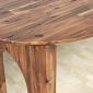 Bàn ăn Oval 160x80cm gỗ tràm BA68317