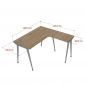 Bàn góc L 100x110cm gỗ plywood hệ CONE HBCO084