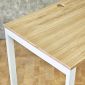 Bàn làm việc 100x60cm gỗ Plywood melamin màu bê tông hệ Rectang HBRT042