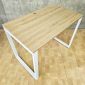 Bàn làm việc 100x60cm gỗ Plywood melamin màu bê tông hệ Rectang HBRT042