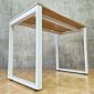 Bàn làm việc 100x60cm gỗ Plywood melamin màu bê tông hệ Rectang HBRT042