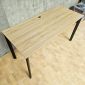 Bàn làm việc 140x60cm gỗ plywood hệ Oval HBOV055
