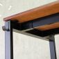 Bàn làm việc có hộp điện 175x60cm gỗ cao su ZD046