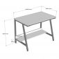 Bàn làm việc liền kệ 100x60cm gỗ cao su FD68093