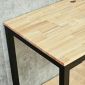 Bàn làm việc 120x60cm gỗ cao su hệ URA HBUR001