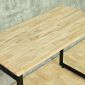 Bàn làm việc 100x50cm gỗ cao su hệ Slean HBSL047