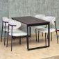 Combo bàn ăn chữ nhật 140x70cm và 4 ghế Orleando BBA241