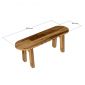 Ghế băng dài 120x35cm gỗ tràm GBD082