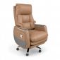 Ghế giám đốc ngả lưng gác chân bọc da MF068