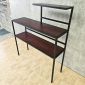 Kệ bếp đa năng 135x40x155cm gỗ cao su KB68105