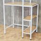 Kệ máy giặt máy sấy 94x62x204cm gỗ cao su khung sắt KMG68036