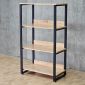 Kệ sách 4 tầng 75x40x130cm gỗ cao su KS68374