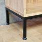 Kệ hồ sơ có ngăn kéo 70x35x195cm gỗ cao su THS68082