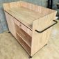Quầy cafe di động 120x60x85cm gỗ cao su BLT68034