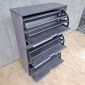 Tủ kệ dép cửa lật 3 ngăn gỗ cao su - KG68080