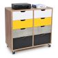 Tủ lưu trữ di động 80x40x77cm gỗ plywood TCN68102