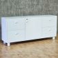 Tủ trang trí 180x40x80cm gỗ cao su KTB68281