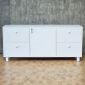 Tủ trang trí 180x40x80cm gỗ cao su KTB68281