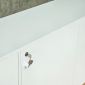 Tủ trang trí 180x40x80cm gỗ cao su KTB68281