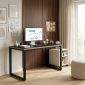 Bàn làm việc 120x60cm gỗ cao su phủ laminate chân hệ XConcept HBRT146