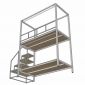 Sleepbox 2 tầng cho nệm 100x200cm gỗ plywood chân sắt GT029