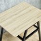 Combo bàn TINY 80x60cm và 2 ghế sắt BBA242