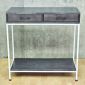 Bàn console trang trí mặt gỗ khung sắt CST038