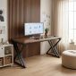 Bàn làm việc có hộp điện 180x80cm gỗ thông hệ XConcept HBXC069