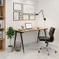 Bàn làm việc 140x60cm gỗ cao su hệ CONE HBCO085