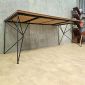Bàn ăn ngoài trời 180x80cm gỗ nhựa BNT007