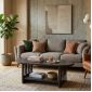 Bàn sofa Oval 120x50cm gỗ tràm TT68368