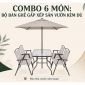 Bộ bàn ghế sân vườn 6 món - CBNT029