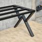 Chân sắt cho bàn ăn 200x80cm sơn tĩnh điện CHB68125