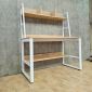 Bàn liền kệ sách 120x60x145cm gỗ cao su FD68020